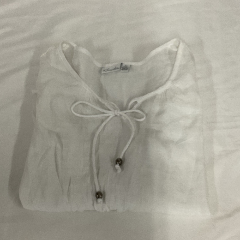 Kim Rogers White Blouse